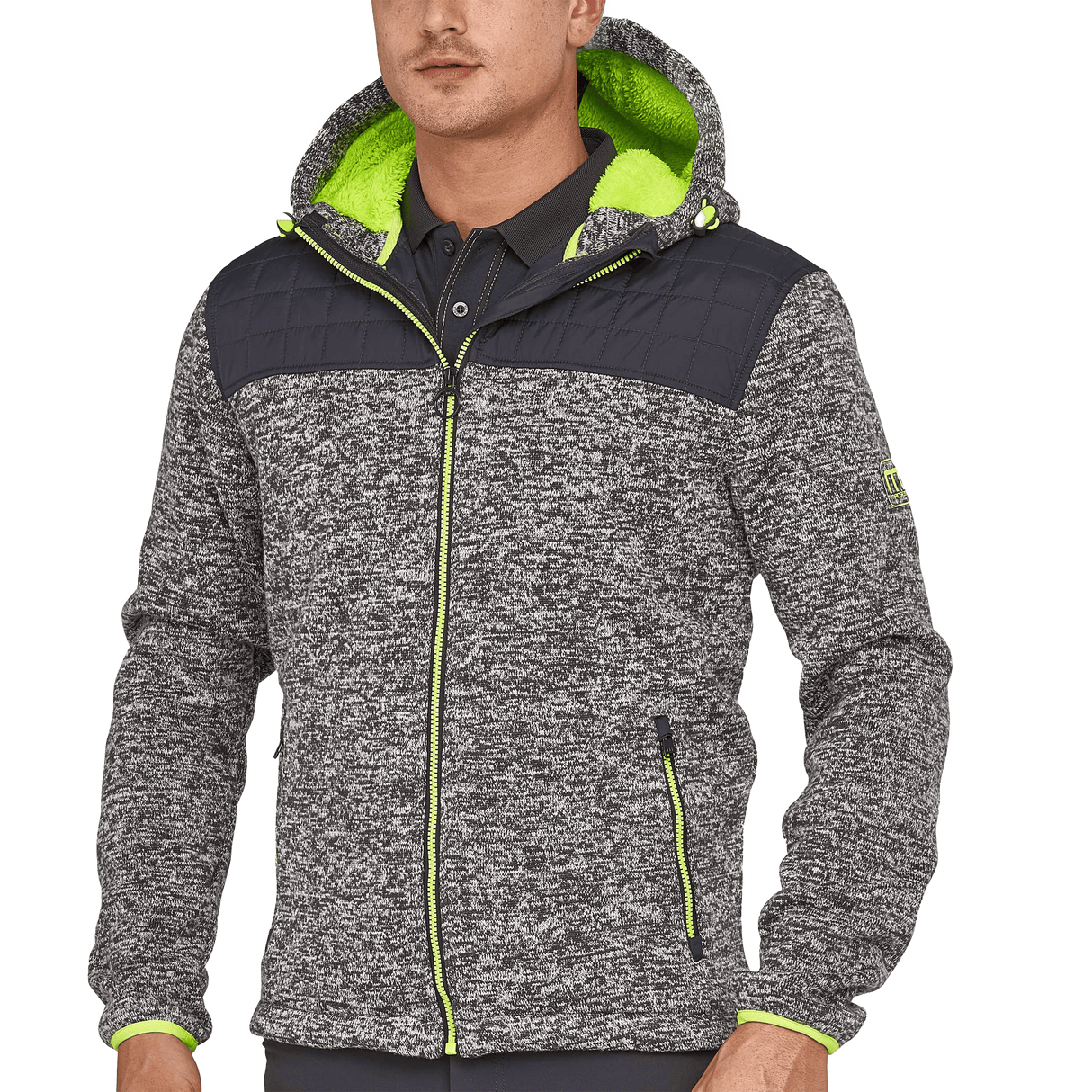 SUDADERA DE TRABAJO: RIPTIDE HYBRID MALE BACKWHITE