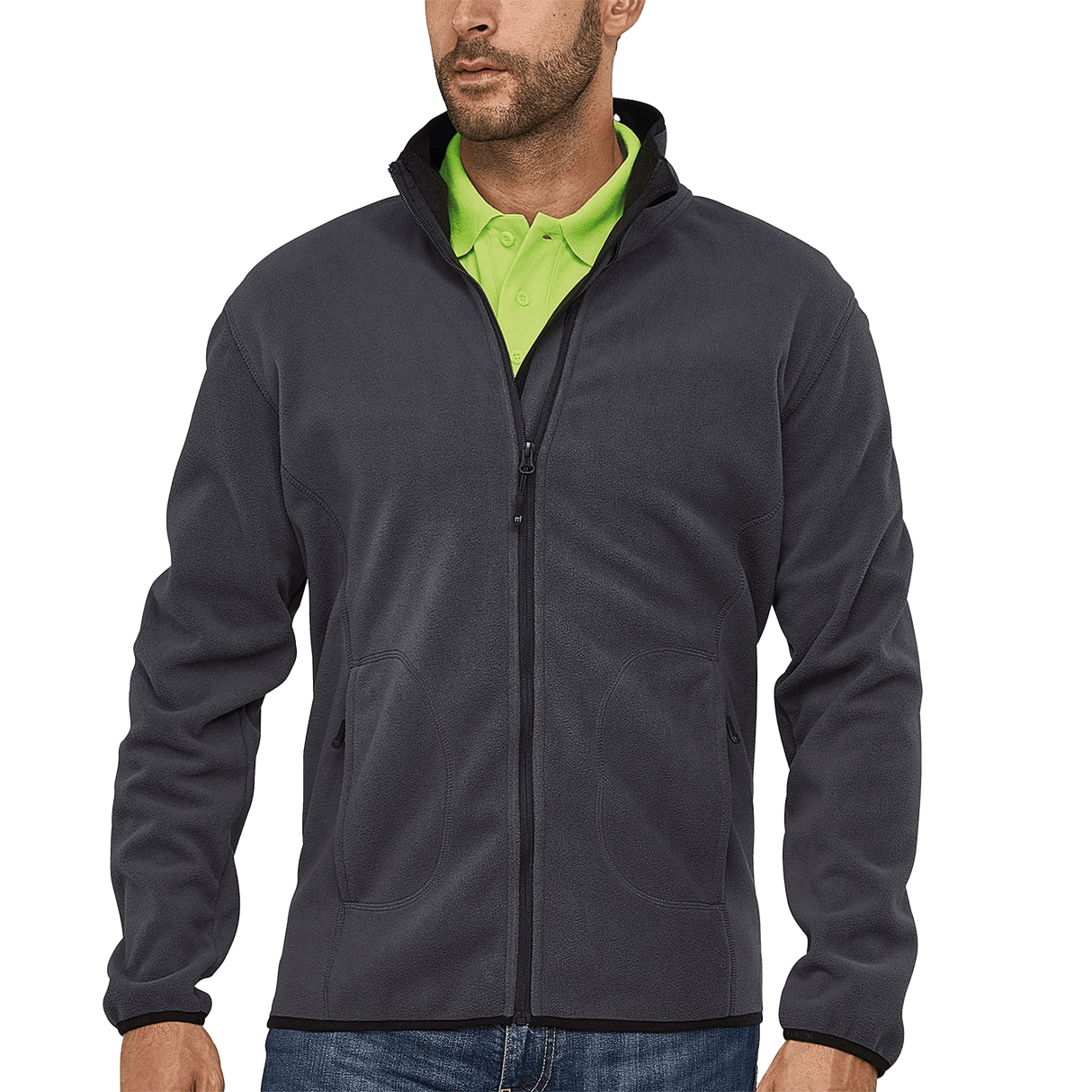 WORK FLEECE: SOFT FLEECE MALE BLACK