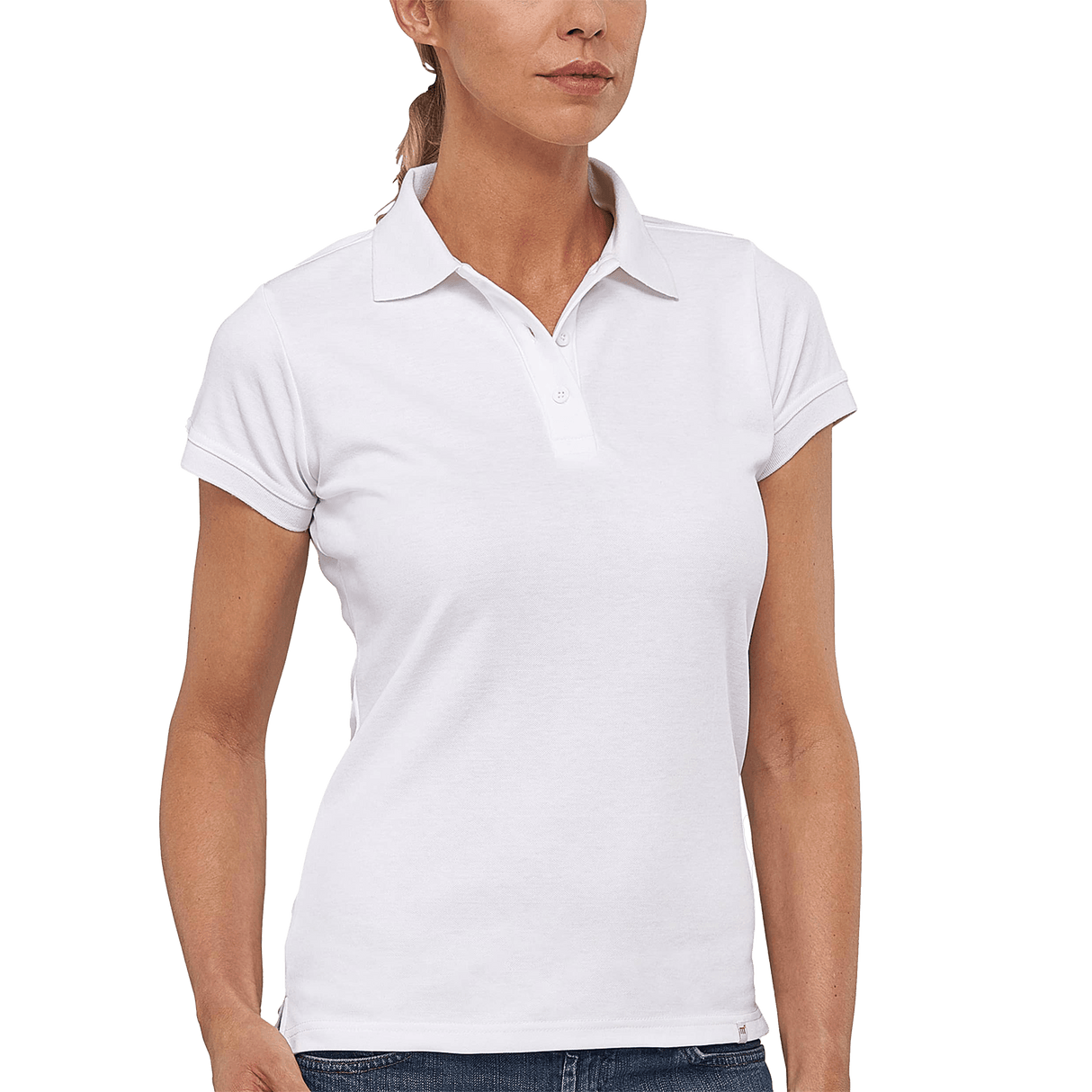 FLASH POLO  FEMALE STONEGREY