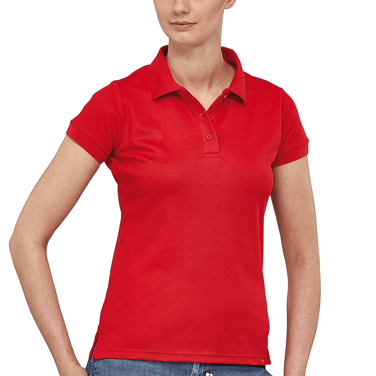 FLASH POLO FEMALE RED