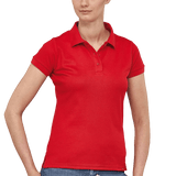 FLASH FEMALE SKYBLUE POLO TRABAJO