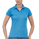 FLASH FEMALE SKYBLUE POLO TRABAJO
