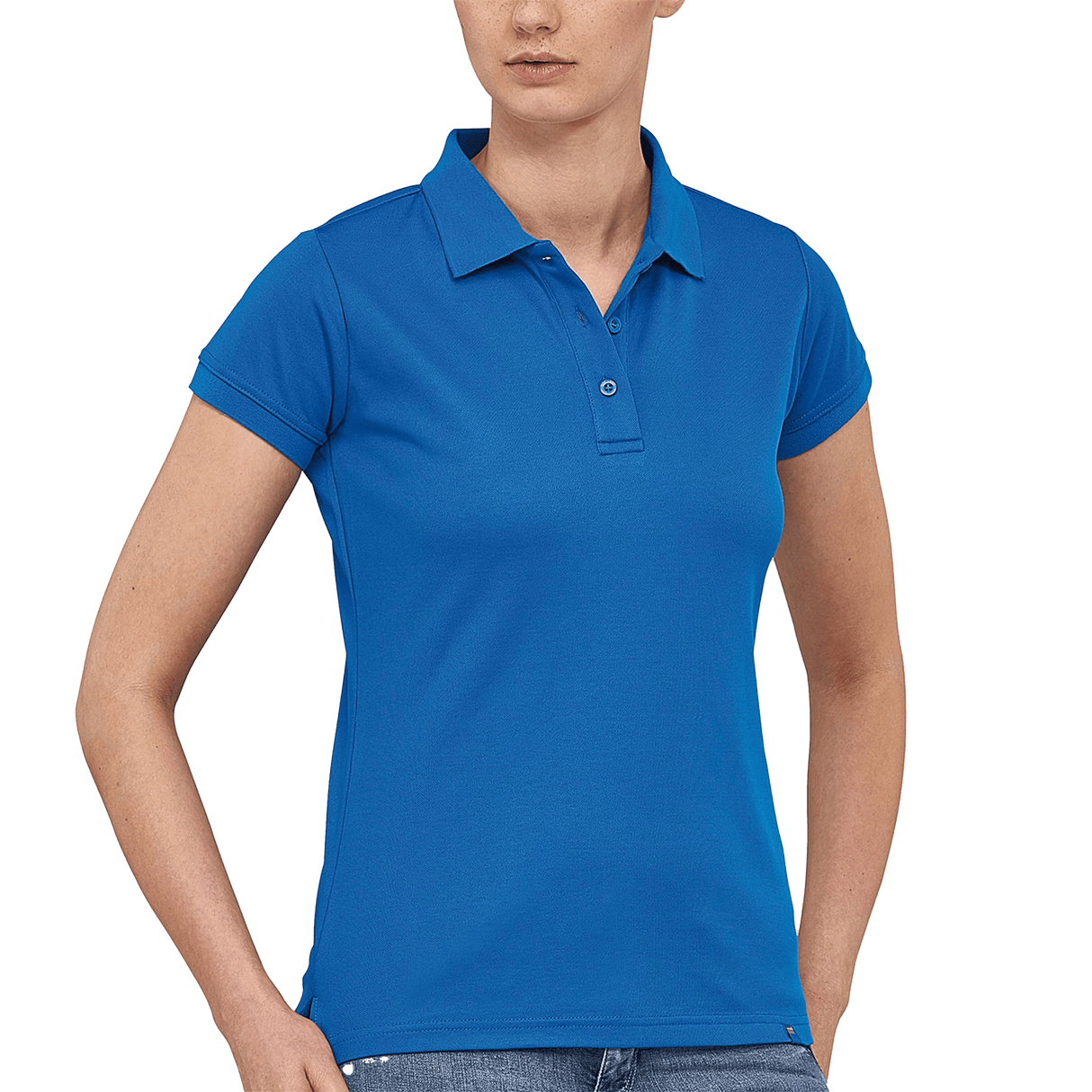 FLASH POLO  FEMALE STONEGREY