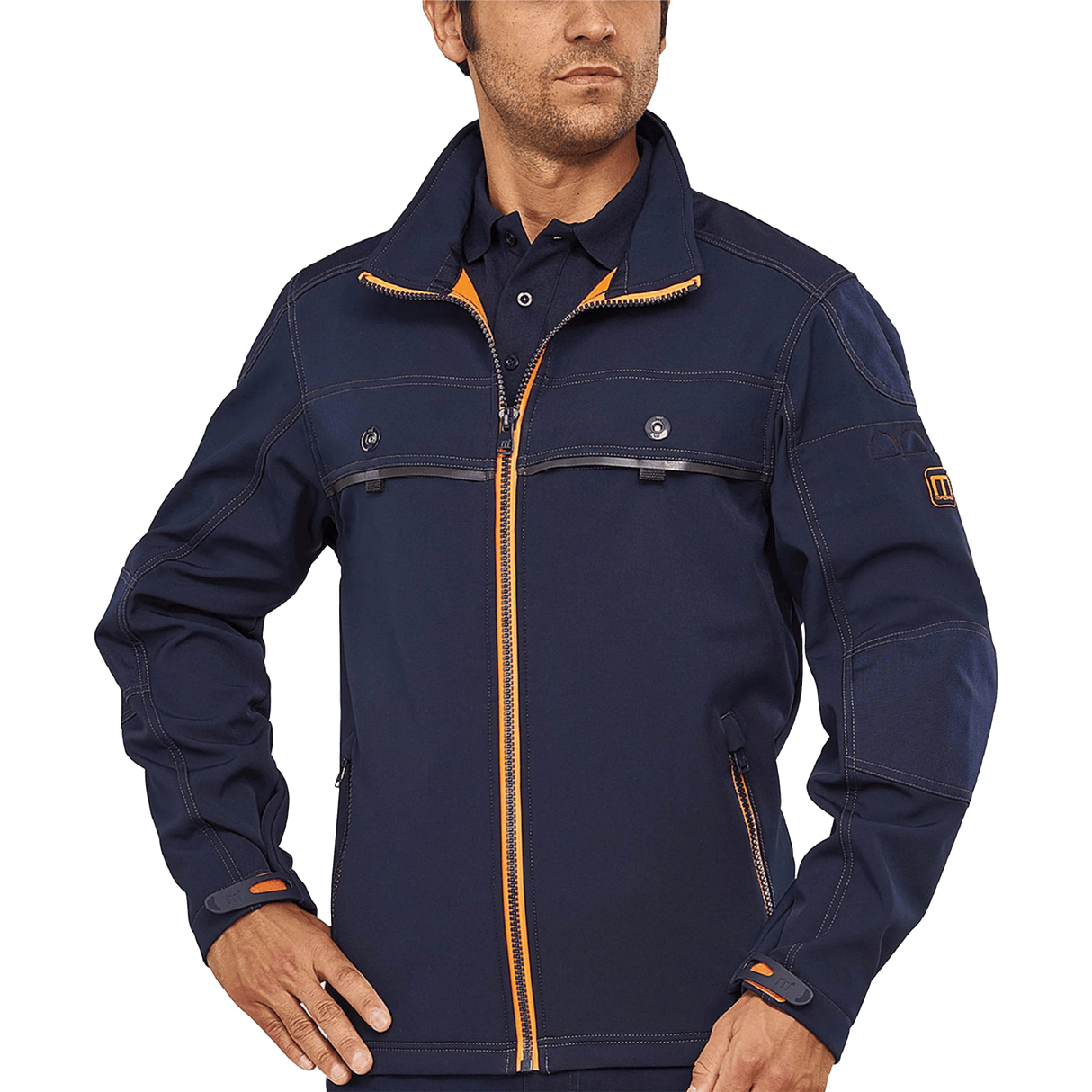 PRONEON WORK JACKET NAVYORANGE