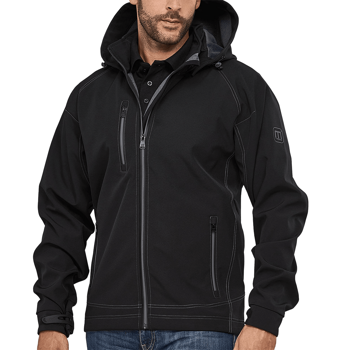 TWOTONE MALE BLUEORANGE CHAQUETA SOFTSHELL