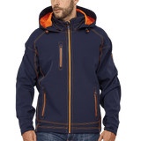 TWOTONE MALE BLUEORANGE CHAQUETA SOFTSHELL