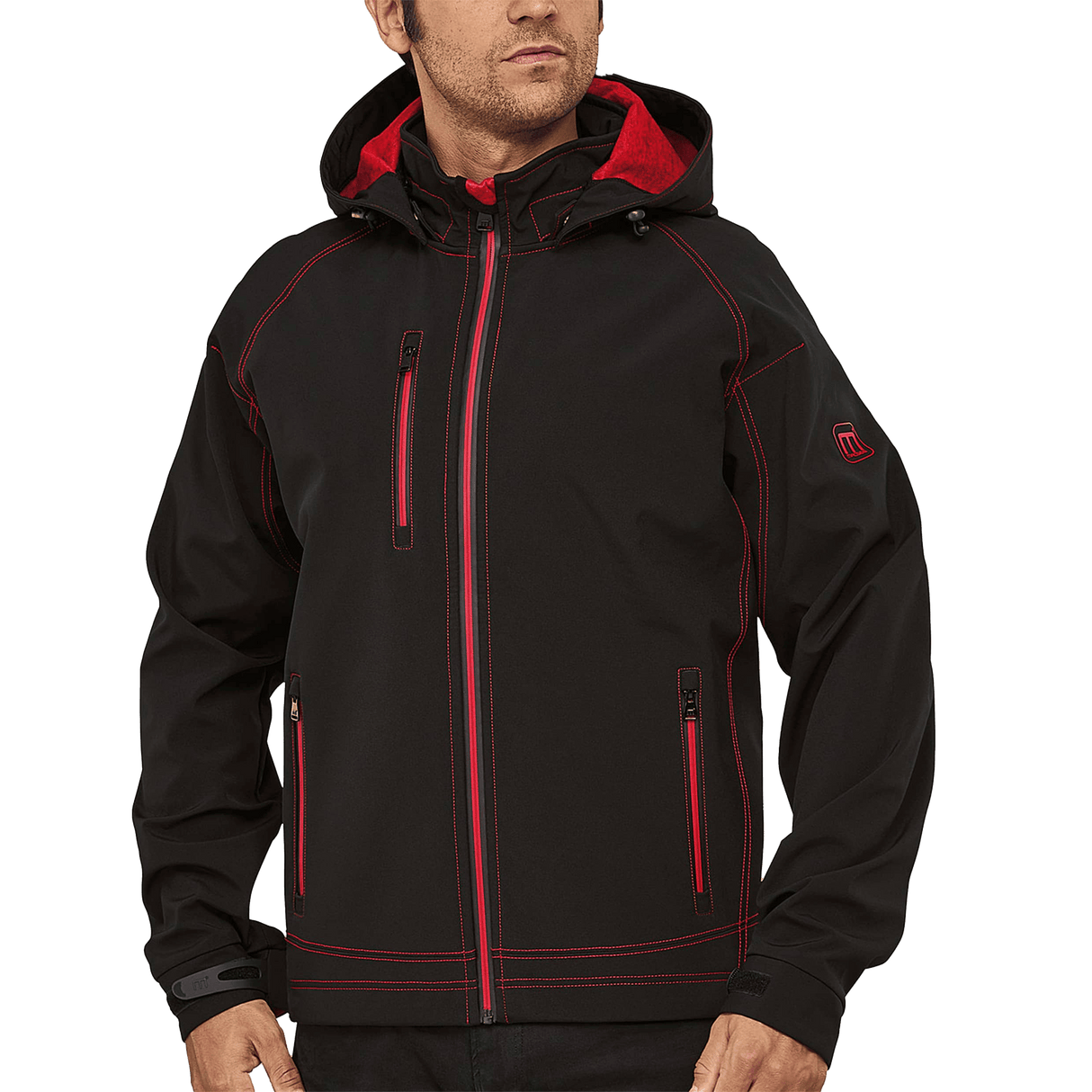 TWOTONE MALE BLUEORANGE CHAQUETA SOFTSHELL
