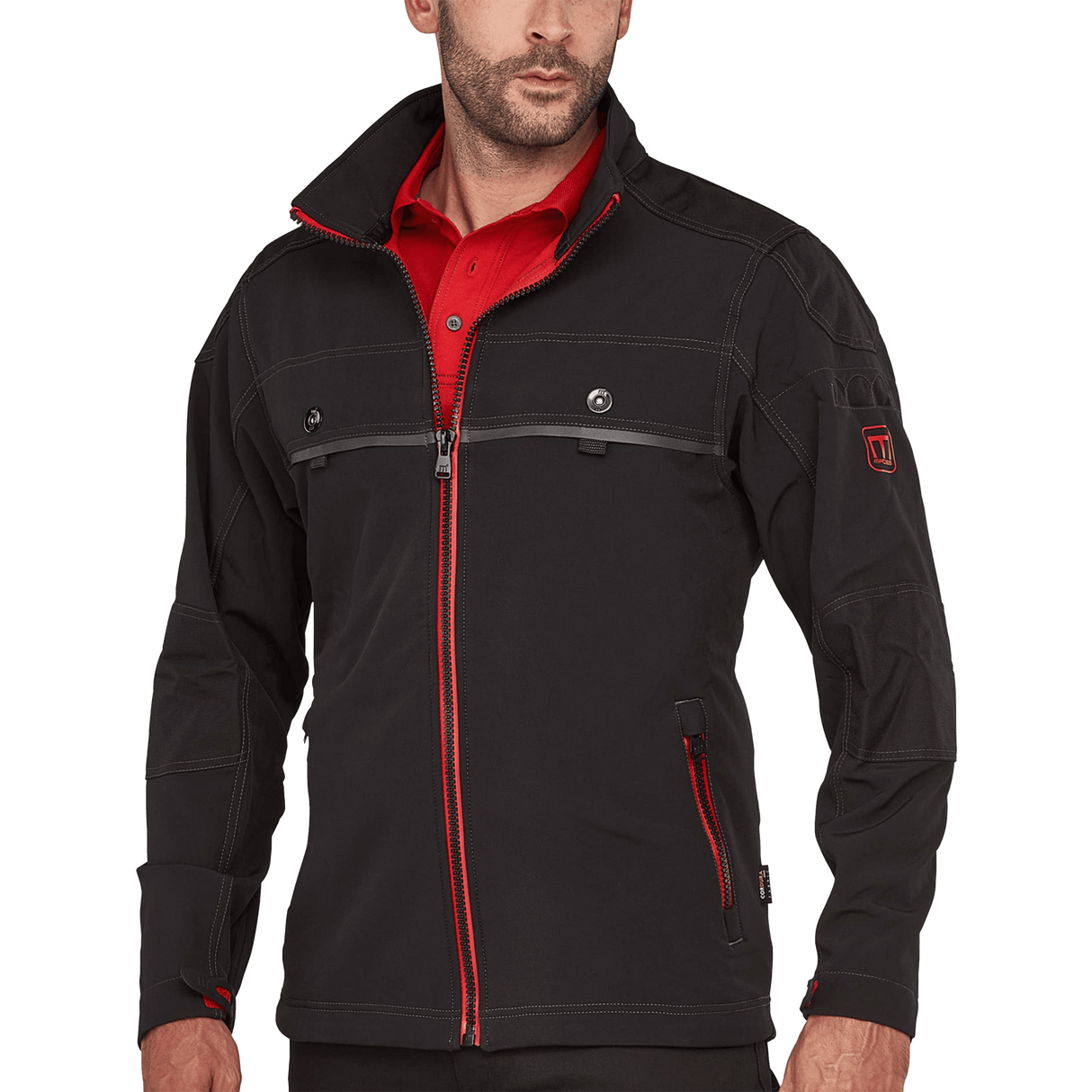 PRONEON WORK JACKET BLACKRED