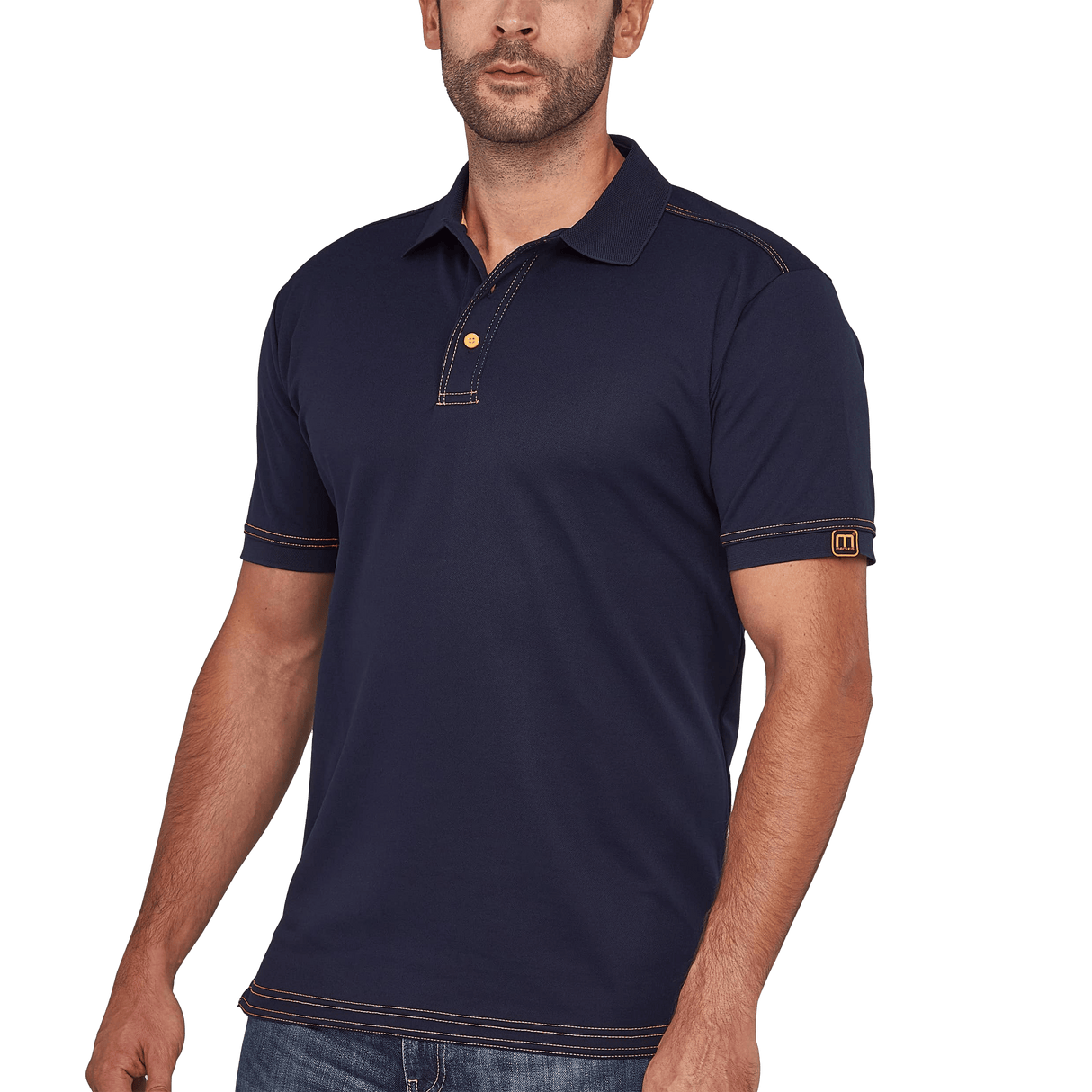 SIGNATURE  NAVYORANGE POLO TRABAJO