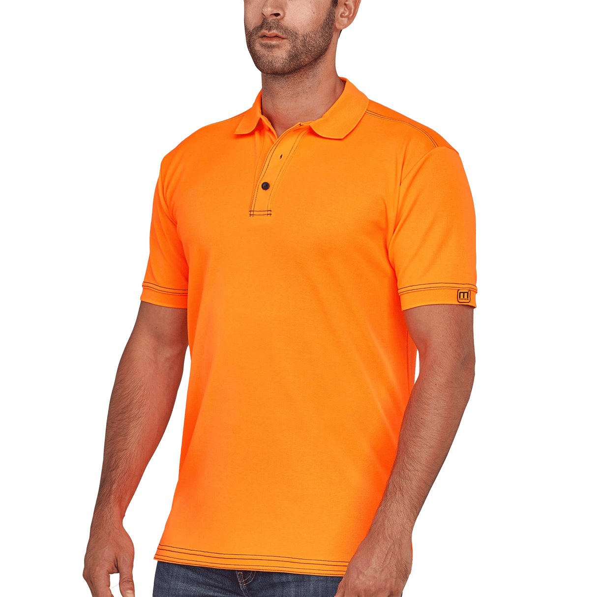 SIGNATURE  NAVYORANGE POLO TRABAJO