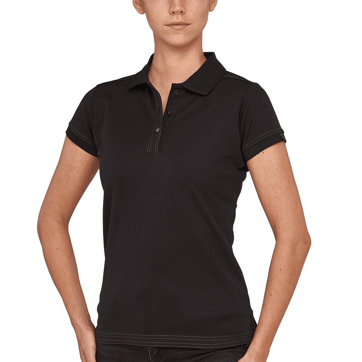SIGNATURE FEMALE BLACK POLO TRABAJO