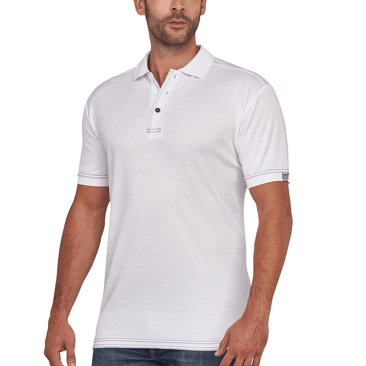 SIGNATURE  NAVYORANGE POLO TRABAJO